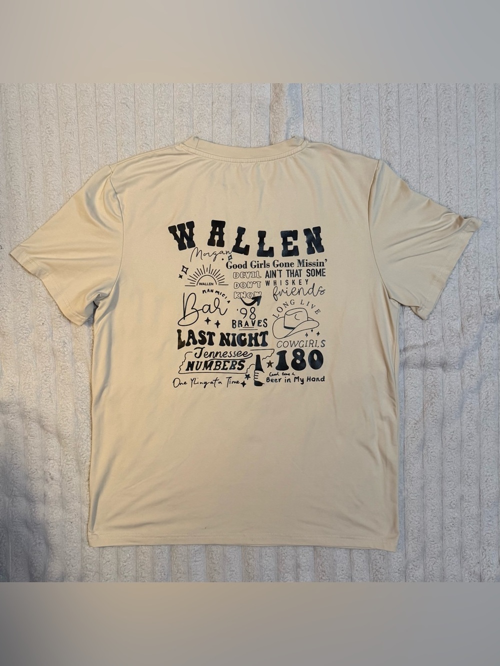 Unbranded Morgan Wallen Graphic Short Sleeve Tee M